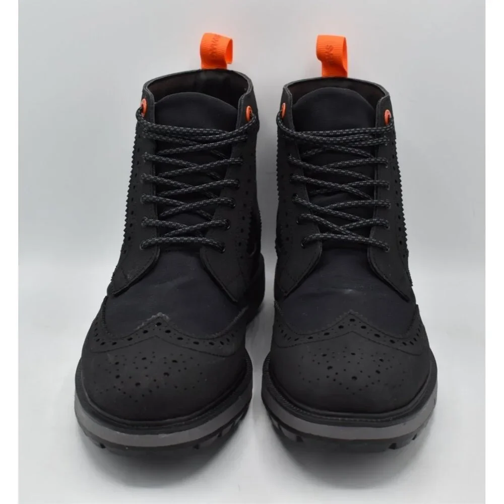 SWIMS‎ Mens Size 10 Charles Classic Black Gray Waterproof Boots Shoes